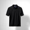 Custom Fit Mesh Polo Black L