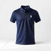 Custom Fit Mesh Polo Navy M