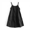 Linen Midi Dress Black XL