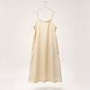 Linen Midi Dress Beige M