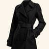 Heritage Trench Coat Black S