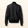 Quilted Bomber Jacket Black S