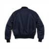 Quilted Bomber Jacket Navy S