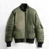 Quilted Bomber Jacket Olive L