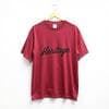 Heritage Script Tee Burgundy XL