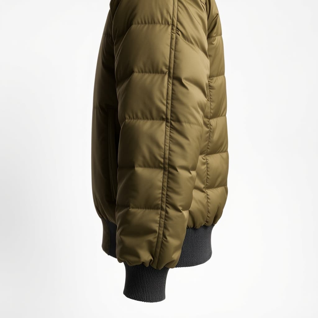 Quilted Bomber Jacket Black S