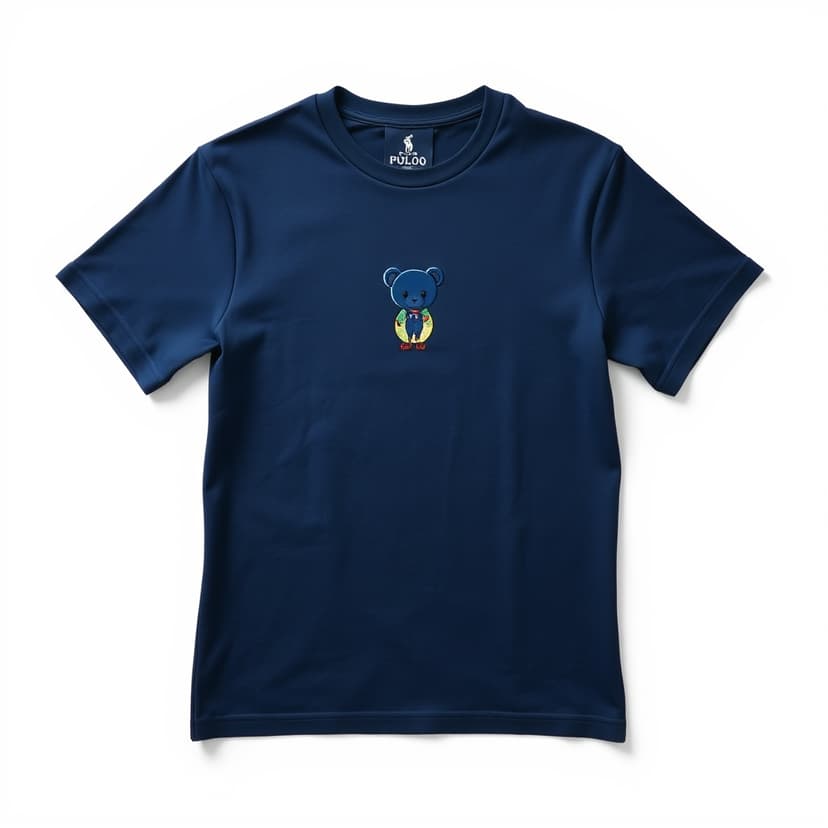 Polo Bear Embroidered Tee White S